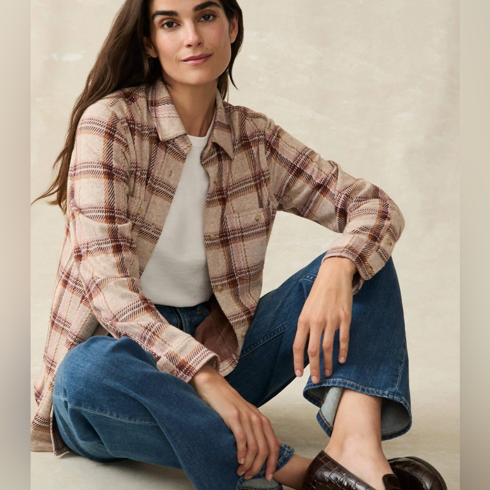 Faherty Legend™ Classic Sweater Shirt - Cranberry Haze XXL Button Down Classic. - Picture 3 of 11